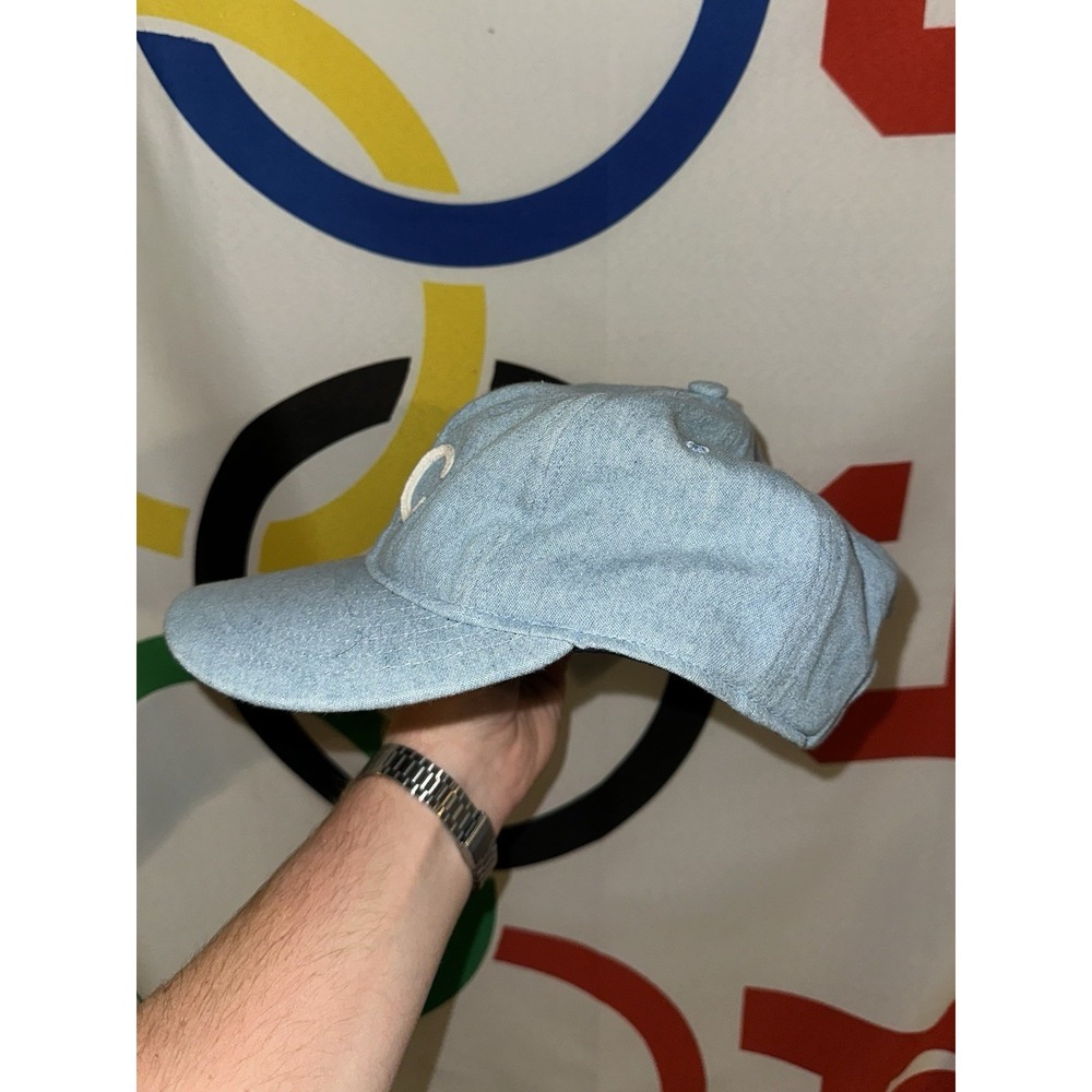 NWT KC Sandlot Kansas City Wool Baseball Hat Cap Baby Blue Strap Back - Picture 3 of 5
